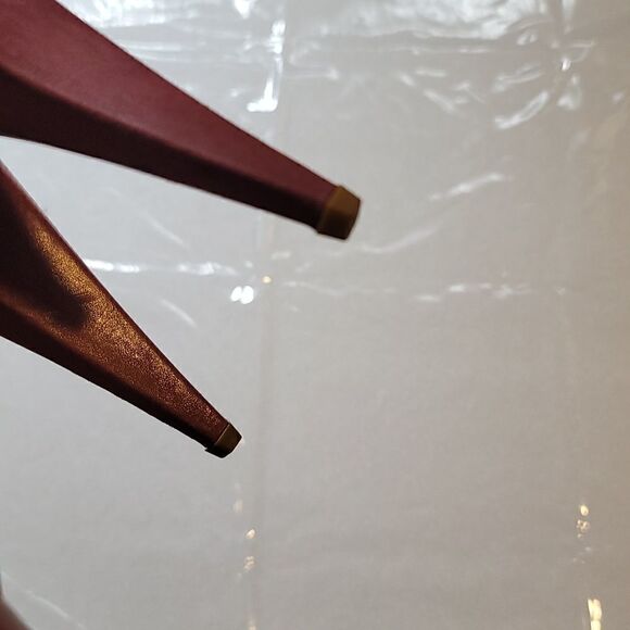 SCHUTZ  Red Leather Strappy Heeled Sandals - Picture 7 of 13